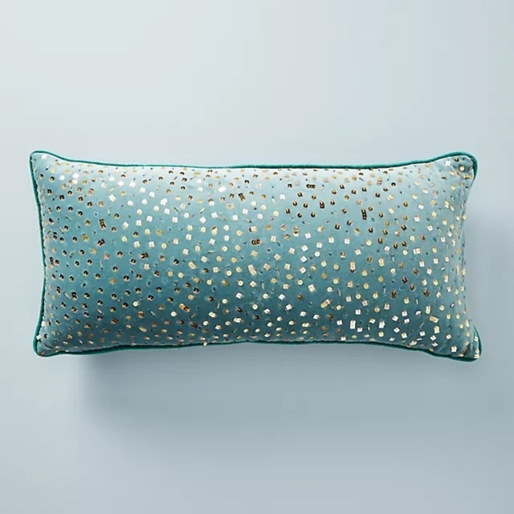 Anthropologie Confetti Lumbar Throw Decorative Pillow